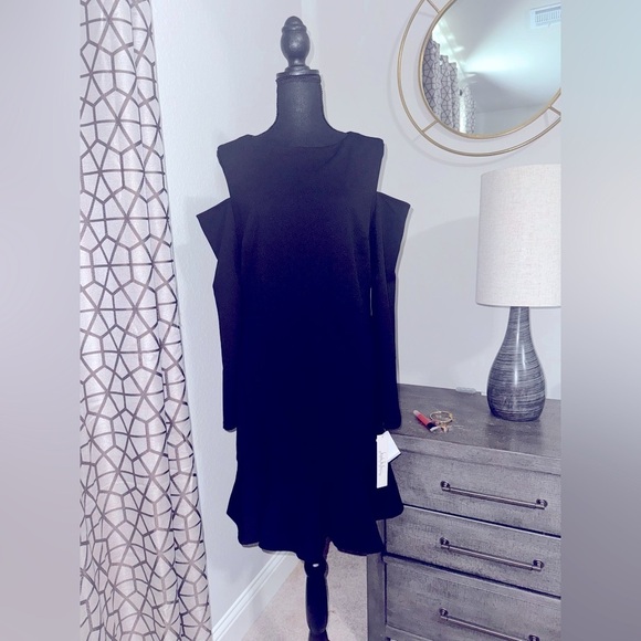 NWT Nicole Miller Little Black Dress - Picture 1 of 3